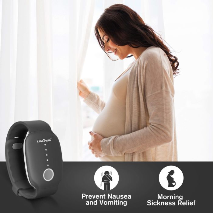 EmeTerm Motion/ Morning Sickness Anti-Nausea Wristband (Black) EmeTerm ET1000101 12