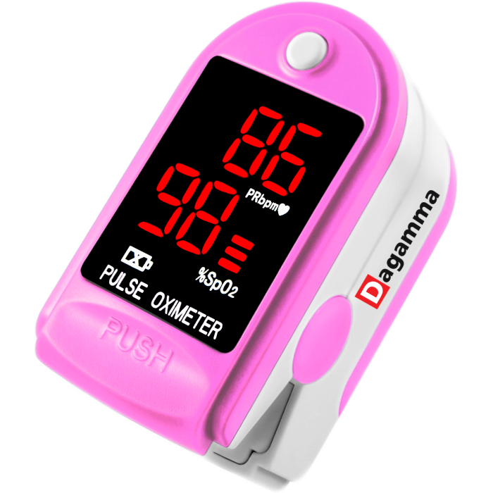 Finger Pulse Oximeter DP100 Pink Dagamma® DE2500601 1