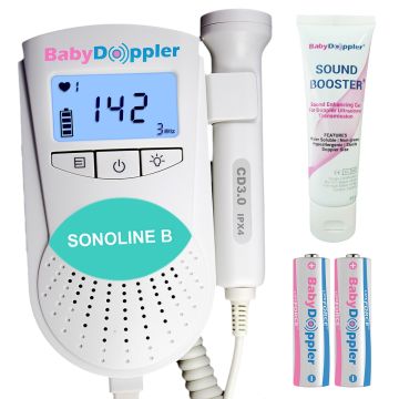 Oficjalny doppler płodu BabyDoppler® Sonoline B (turkusowy) Baby Doppler BD1000109-01