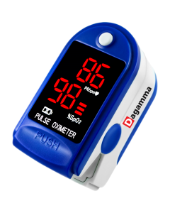 Blue Finger Pulse Oximeter DP100 by Dagamma