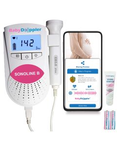 Doppler fetal oficial Baby Doppler® Sonoline B (rosa) Baby Doppler BD1000105-01